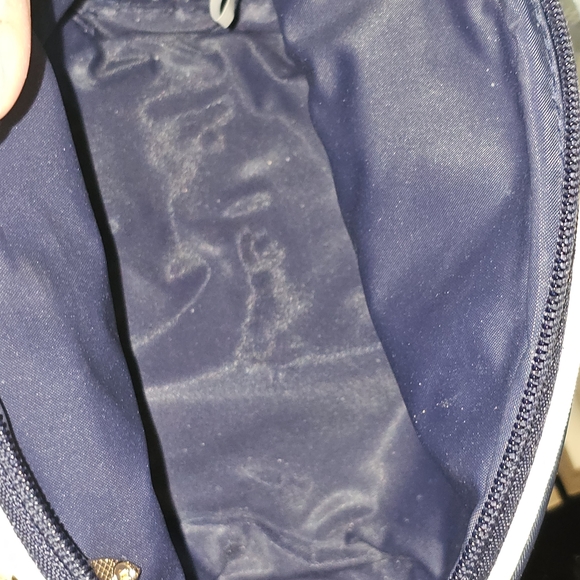 Christian Dior Navy Blue Clutch w/Crossbody Chain, Tassel, & Twilly Added - Picture 16 of 16